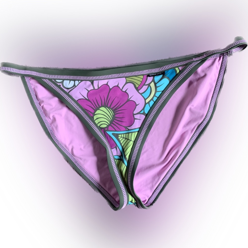Wave Life Floral Bikini Bottom